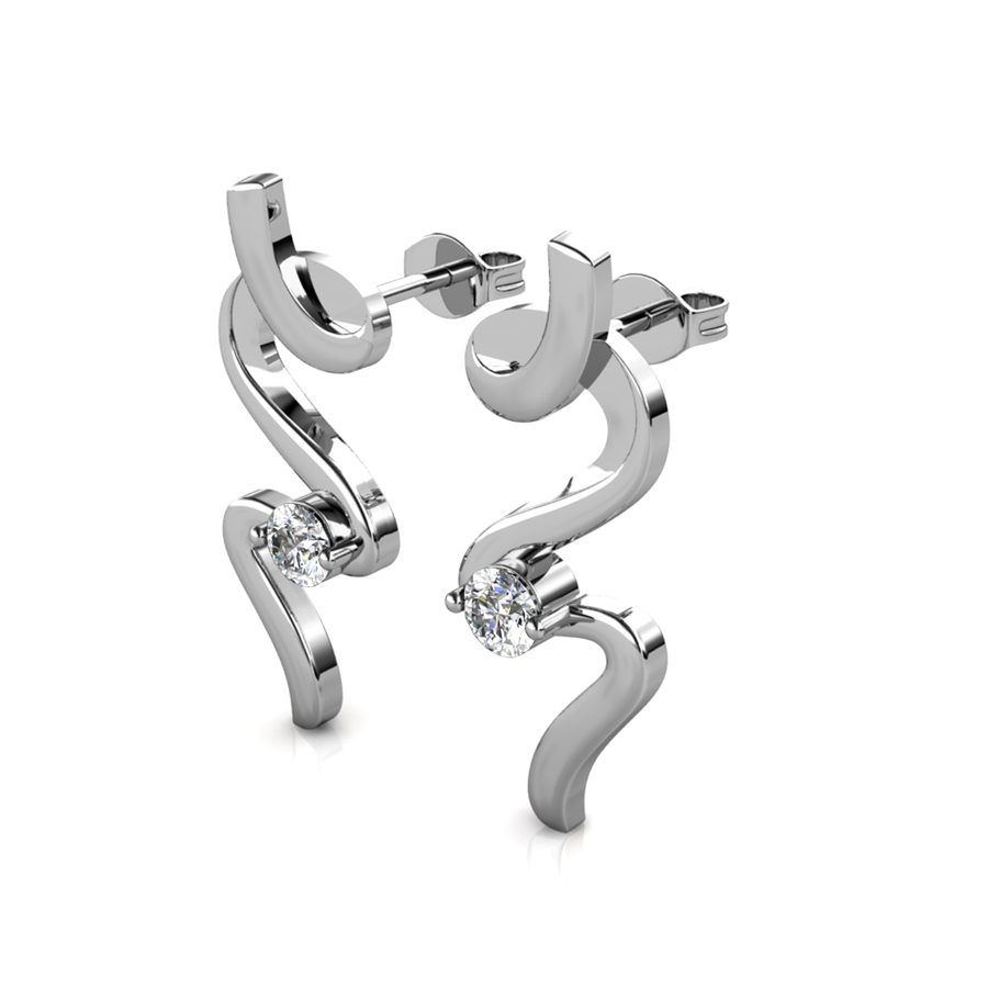 Delicate Silver Curve