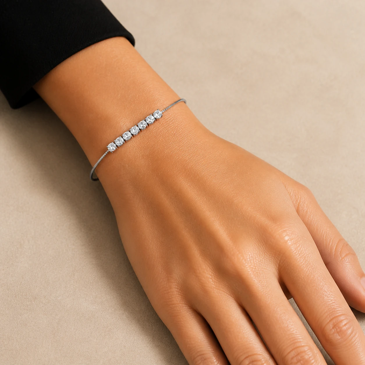 Infinity Silver Beads, vista modelada referencial