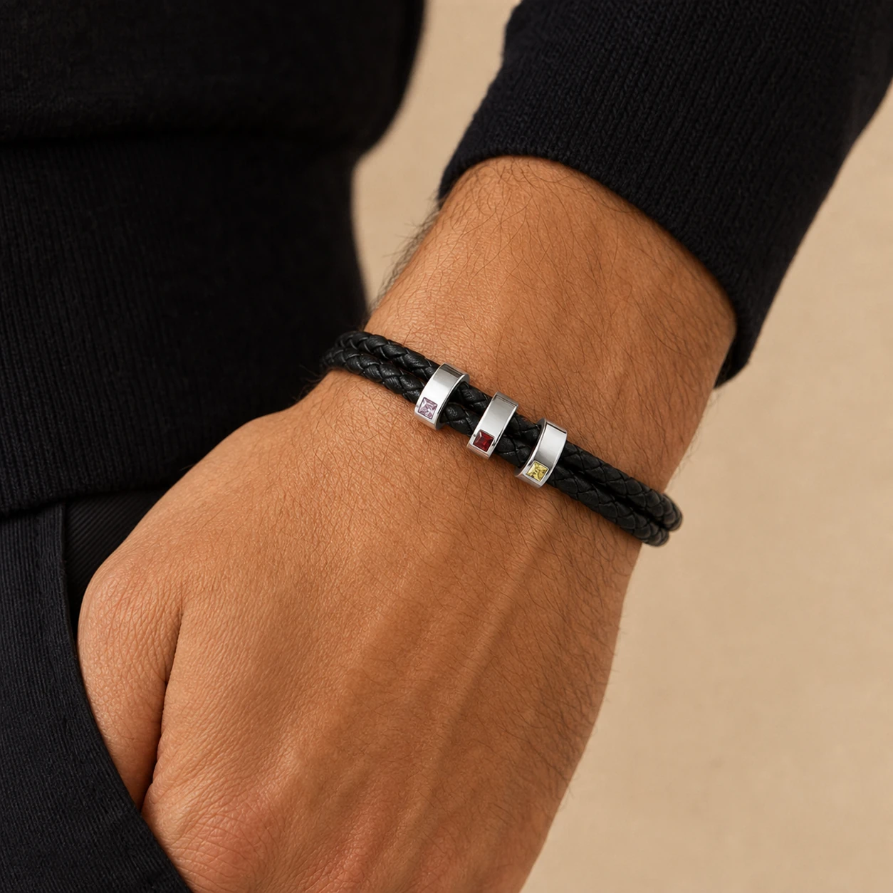 Pulsera Family Love, vista modelada referencial